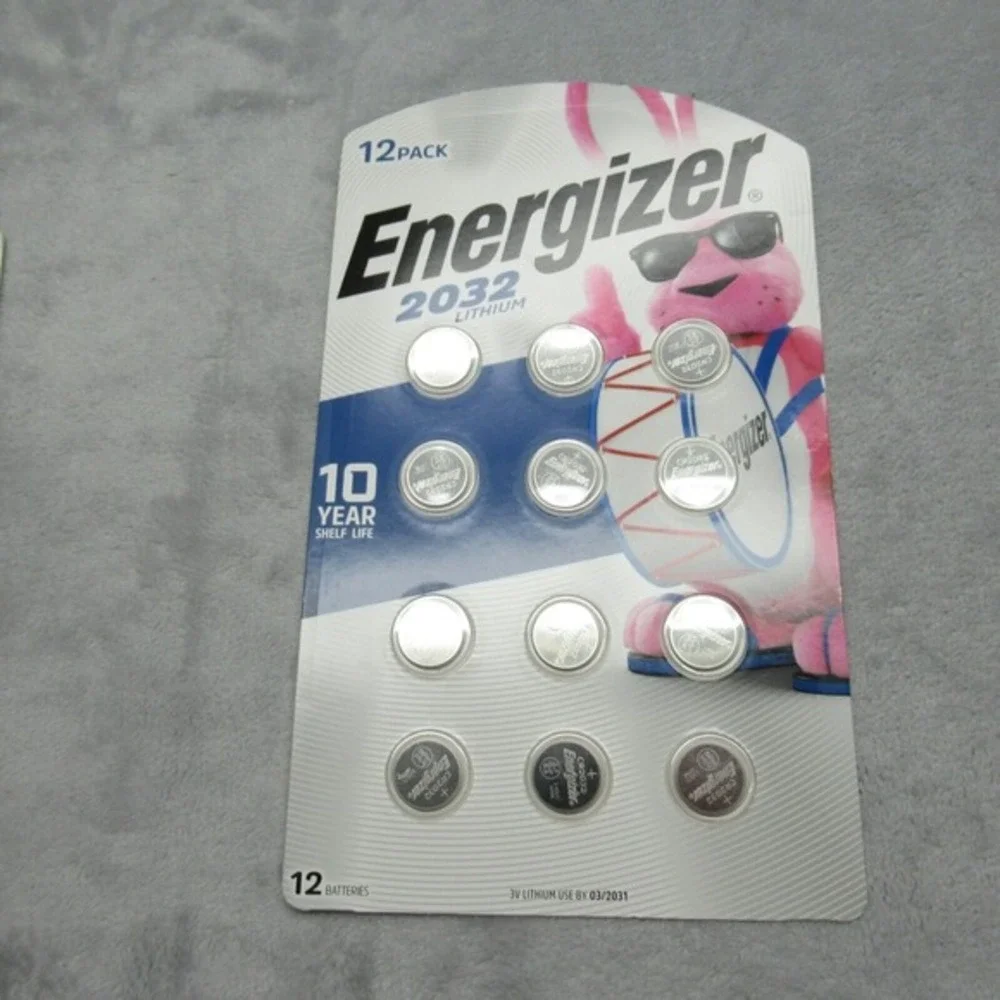 Energizer 2032 Battery 10 Pack 3 Volt Lithium Coin Batteries Watch Key Fob Scale